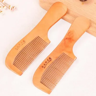 1 Pc Soft Small Wooden Comb 